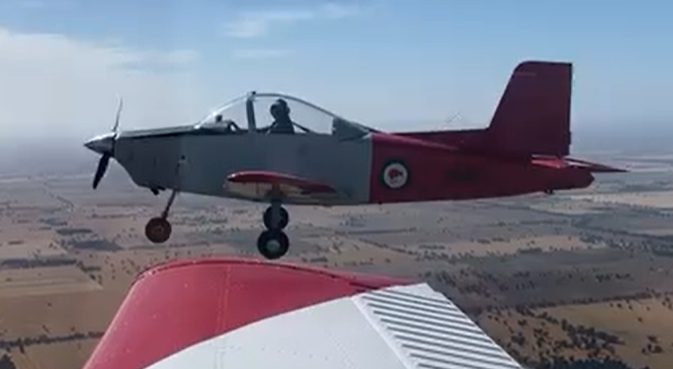 Line abreast formation station