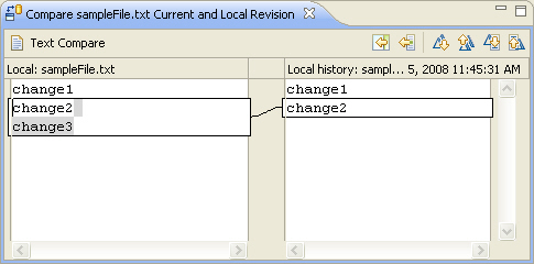 Local History Compare Editor